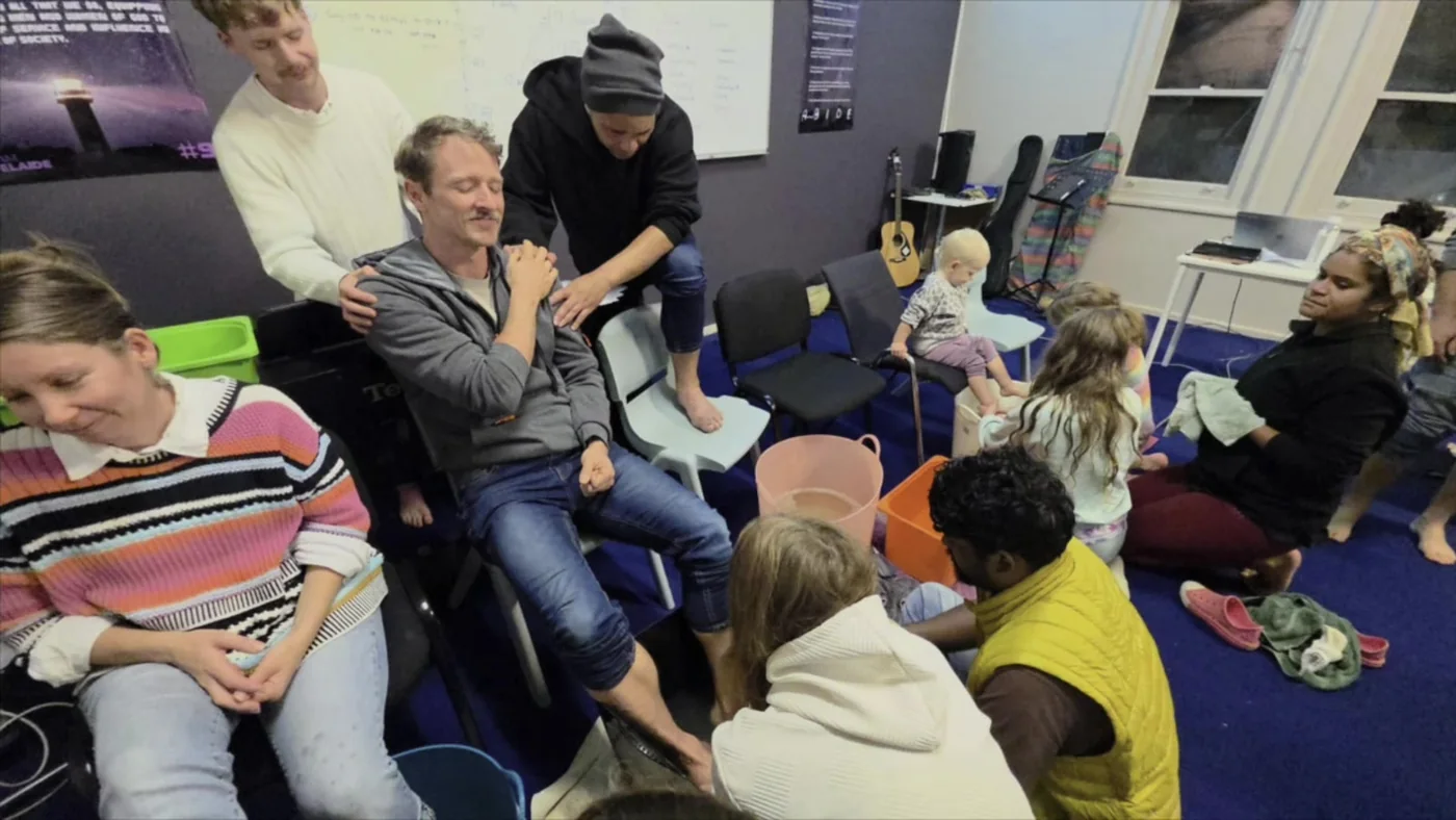 A DMI session, sitting together
